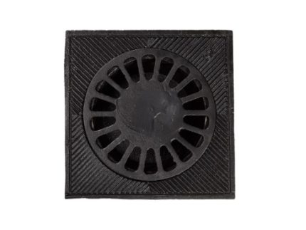 Sifon fonta cu gratar detasabil, CLasa B125, 400x400 mm, DN110, FSB40