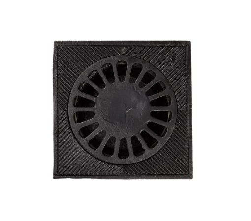 Sifon fonta cu gratar detasabil, CLasa B125, 400x400 mm, DN110, FSB40