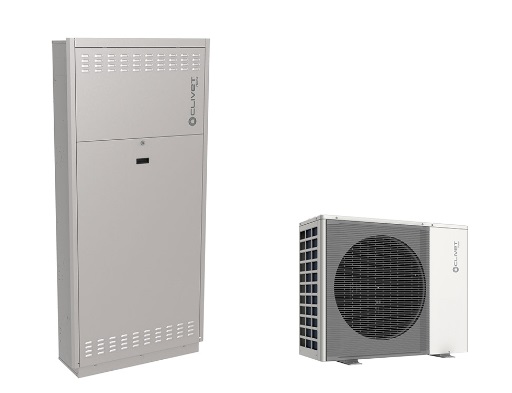 Pompă de căldură split pentru blocuri de apartamente cu consum de energie mediu-redus CLIVET SPHERA EVO 2.0 Invisible