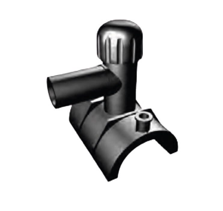 Teu bransare electrofuziune gaz-stop PE 100 SDR 11 MONOBLOC FĂRĂ COLIERC