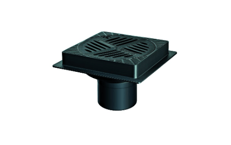 Receptor parcare KESSEL DN 75/110 cu iesire verticala, gratar detasabil cu prindere, System 125 modular