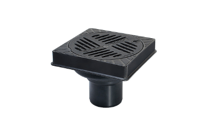 Receptor curte KESSEL cu iesire verticala, gratar detasabil cu prindere, Ecoguss DN 110