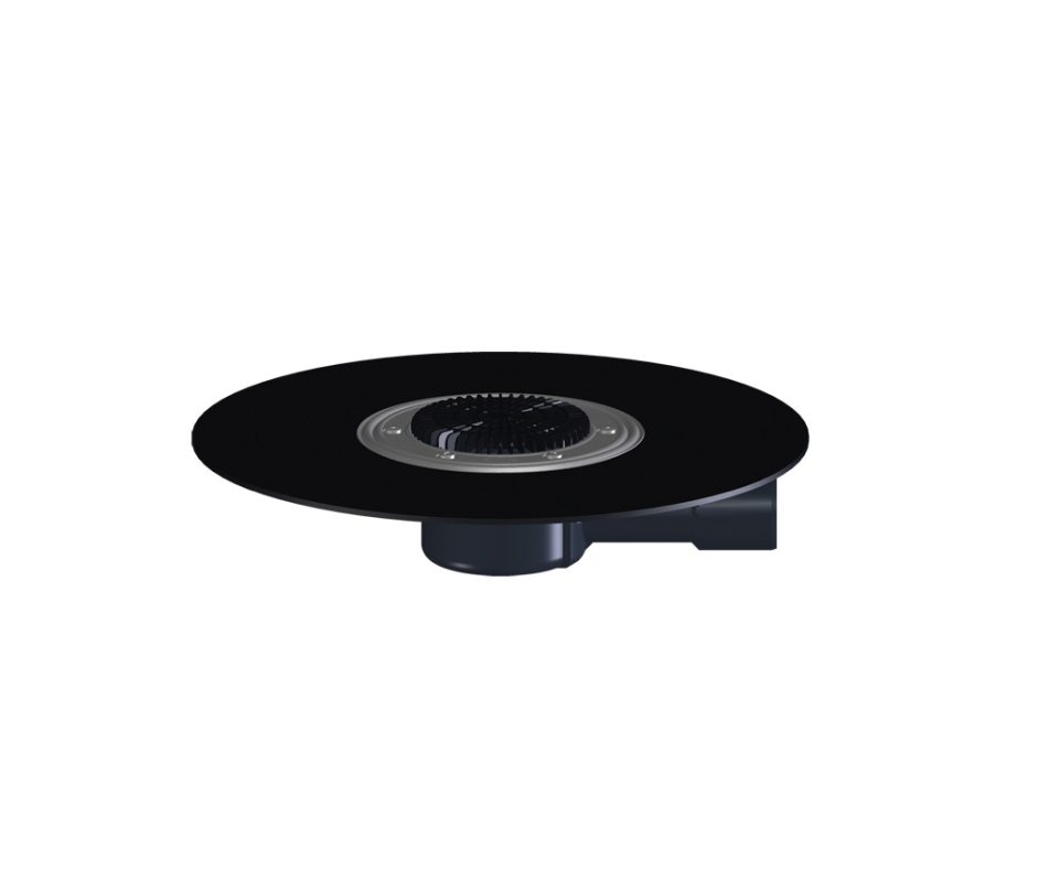 Corp receptor balcon si terasa HL DN40/50 orizontal cu manseta de bitum