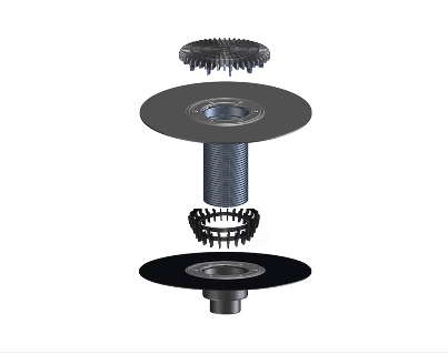 Sistem scurgere pentru terasa cu dubla preluare HL310NKH18085NH pentru membrane bituminoase