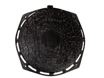 Capac fonta clasa C250, D805 mm cu inchizator, pas liber 600
