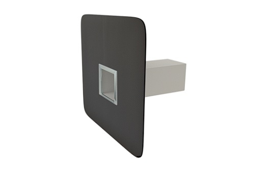 Deversor de siguranță (prea-plin) cu secțiune rectangulară și flanșă din membrană FPO/TPO 100 x 300 mm