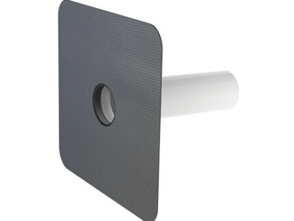 Deversor de siguranță (prea-plin) cu secțiune rotundă și flanșă din membrană FPO/TPO DN110