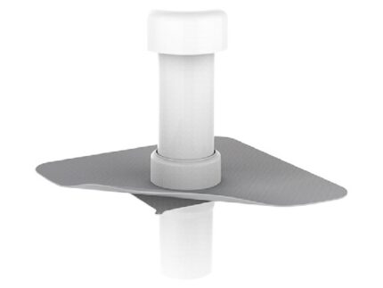 Aerisire de coloană cu secțiune rotundă și flanșă din membrană PVC DN160