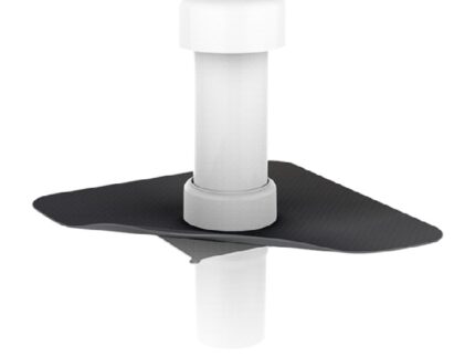 Aerisire de coloană cu secțiune rotundă și flanșă din membrană FPO/TPO DN75