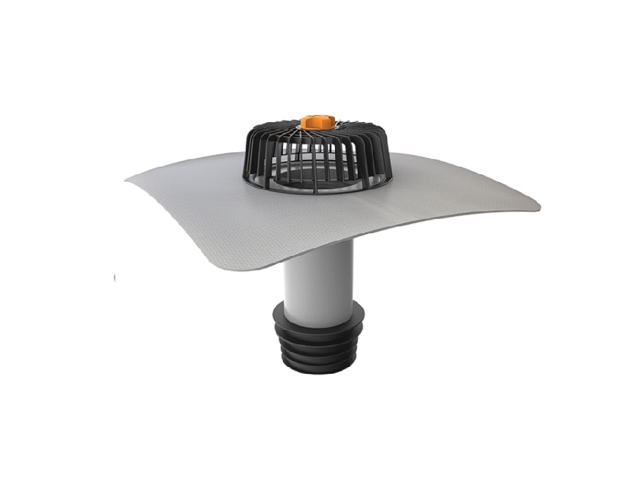 Receptor renovări cu flanșă din membrană PVC DN125