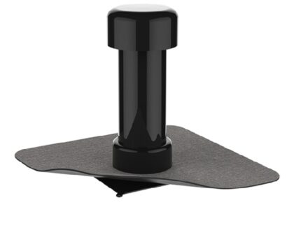 Deflector/Aerisire de sapa cu secțiune rotundă și flanșă din membrană bituminoasă DN50