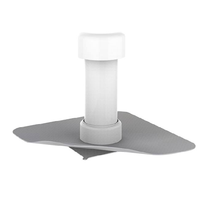 Deflector/Aerisire de sapa cu secțiune rotundă și flanșă din membrană PVC DN110