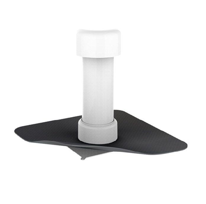 Deflector/Aerisire de sapa cu secțiune rotundă și flanșă din membrană FPO/TPO DN160