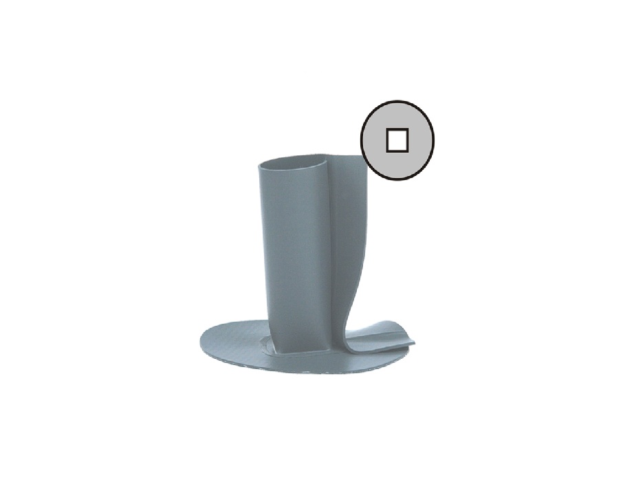 Flanşe de etanşare din PVC cu profil rectangular