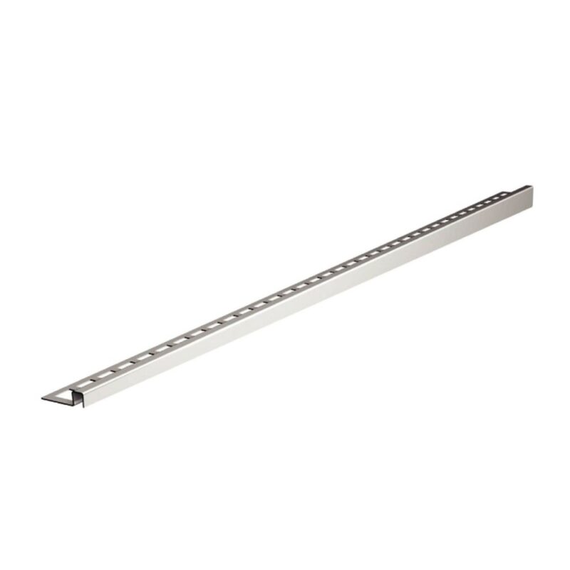 Profil din inox pentru compensare panta dus, ACO ShowerStep, stanga, lungime 990mm, inaltime 12.5 mm, finisaj lucios