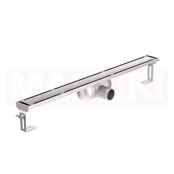 Rigola de dus din inox ACO ShowerDrain C  fara flansa, gratar Massive, lungime 685mm, h=92mm