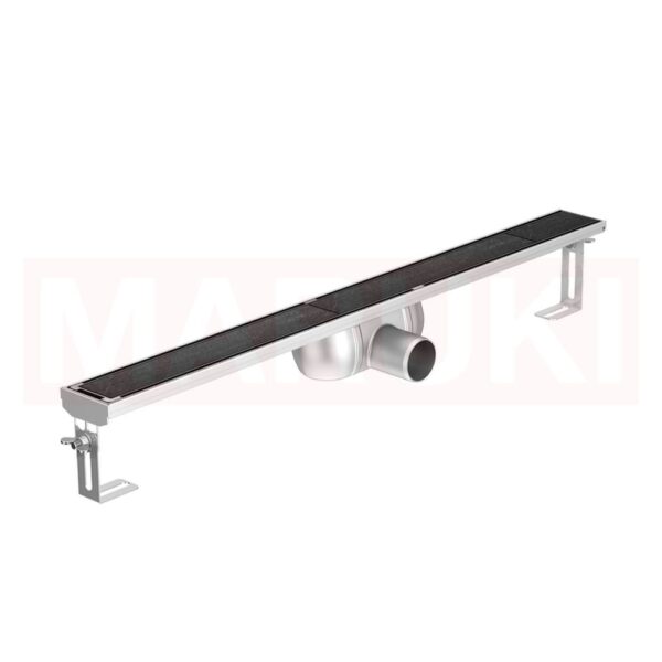Rigola de dus din inox ACO ShowerDrain C  fara flansa, gratar Tile, lungime 685mm, h=92mm