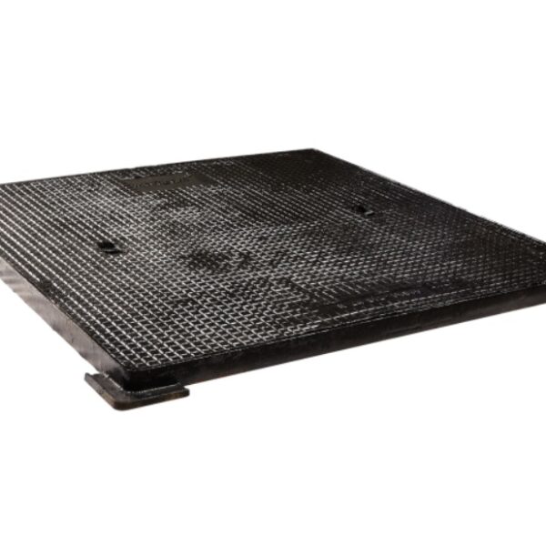 Capac fonta cu rama, Clasa B125, 1000x1000 mm, FCB1000