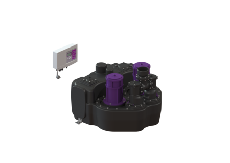 Stație de pompare Aqualift L Pro Duo, Comfort, SPF 1400-S3