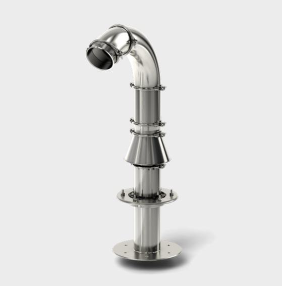 Trecere pentru instalatii otel inoxidabil, cu flansa hidroizolatie, DN100 – 300 mm SHDD(A)/KF/F+L/W1